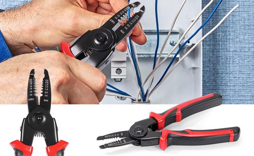 Multifunctional 5-in-1 Interchangeable Pliers Set Tool Wire Pliers Vise Strippers Crimping Pliers