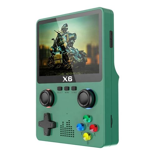 The newly designed 3.5-inch portable retro handheld game console X6psp features a game player