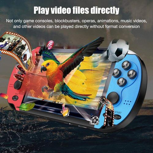 Supports two-player online play, the new X7S dual joystick game console, high-definition large-screen PSP handheld game console, 16G nostalgic mini arcade handheld