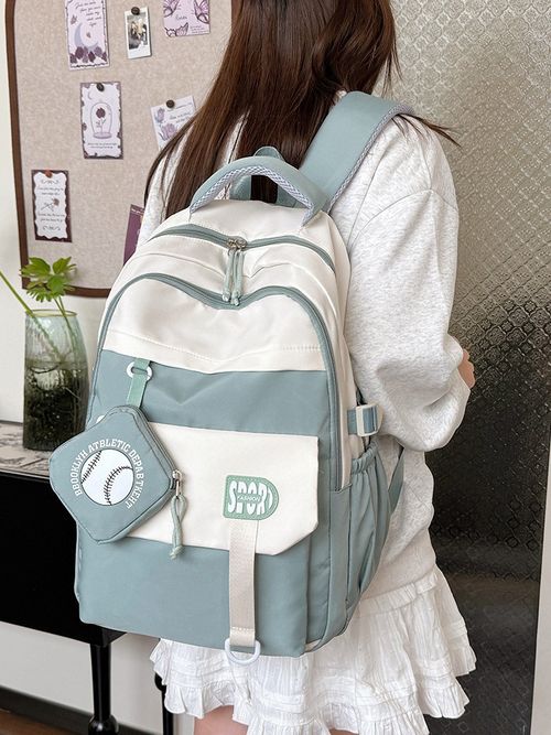 New high-appearure-level student schoolbag, fashionable version, large-capacity backpack