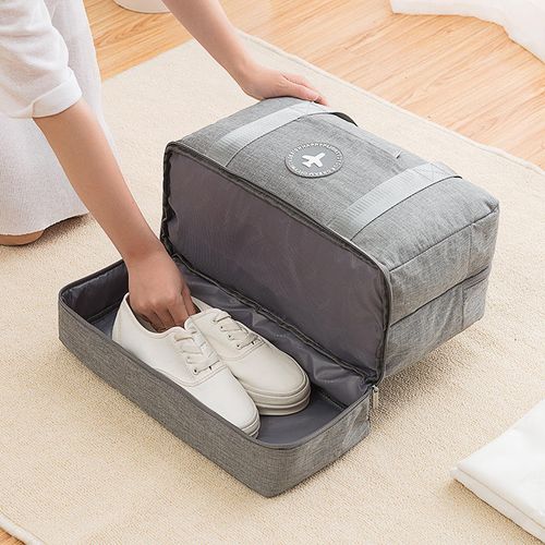 Dry Wet Separation Large Waterproof Cationic Fabric Sports Travel Bag Shoes Organizer Portable Weekend Gym Duffel Bag Backpack