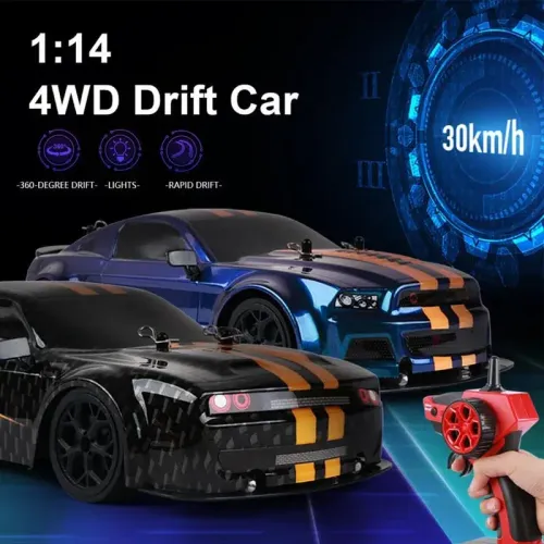 Drifting RC car 1:14 2.4G drifting 360-degree four-wheel drive remote control car with a speed of 20 kilometers per hour racing toy car