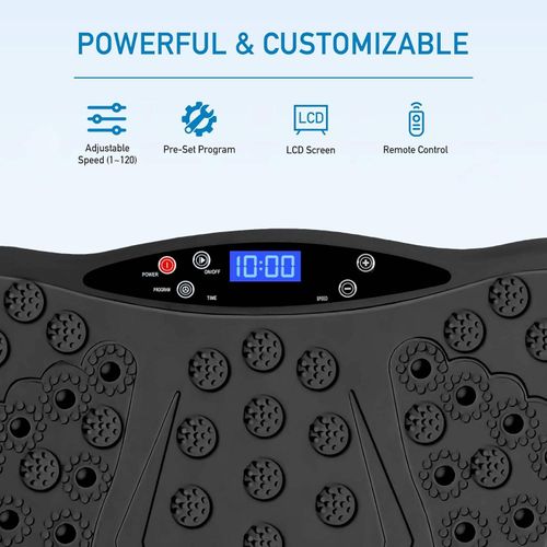 Vibration Plate Exercise Machine With Remote Control Vibration Platform for Weight Loss Whole Body Workout Machine