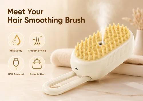 🔥HOT SALE🔥COD! Steam Straightening Comb