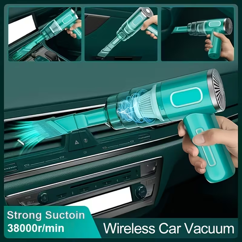Upgraded New Multi-Purpose Cordless Handheld Vacuum | Removes Pet Hair, Debris, and Dust in Cars and Homes, Car Vacuuming, Compact Design, Durable Plastic, Handheld Suction, Dualaction Vacuum, Pet Owners