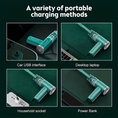 Upgraded New Multi-Purpose Cordless Handheld Vacuum | Removes Pet Hair, Debris, and Dust in Cars and Homes, Car Vacuuming, Compact Design, Durable Plastic, Handheld Suction, Dualaction Vacuum, Pet Owners