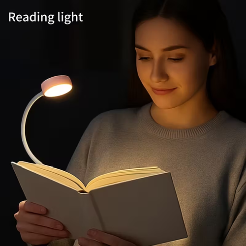 Adjustable Reading Light with 3 Color Modes - Compact Design for Nighttime Reading, Soft LED Light, Eye Protection, Suitable for Home Or Office Use, Portable Reading Lamp, Adjustable Brightness Light, Simple Button Control, Desk Lamp, Book Accessorie, Book Lamp, Bedside Lamp, Bedroom Lamp, Table Lamp for Study, Desk Accessory
