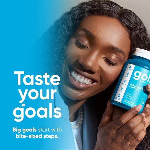 Goli Ashwagandha & Vitamin D Gummy - Mixed Berry, KSM-66, Vegan, Plant Based, Non-GMO, Gluten-Free & Gelatin Free. America's 1 Ashwagandha Brand