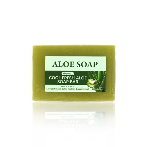 Handmade Aloe Vera Bath Soap Honey Lemon Fragrance Body Soap Main Ingredients Rice Salt