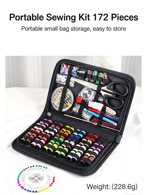 Sewing Kit Set (172 pieces)  Portable, retail-ready sewing tools to meet all your daily needs