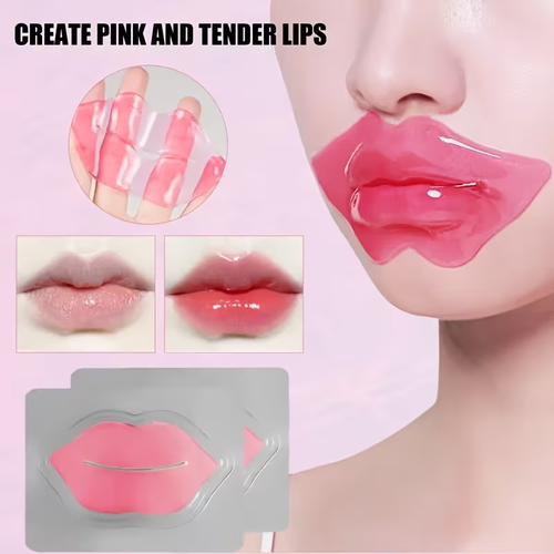 30pcs Collagen Crystal Lip Mask Moisturizes Dry Lips, Smooths Fine Lines, Deeply Hydrates, Makes Lip Skin Firmer And Younger, And Gives You a Pink And Fresh Mouth