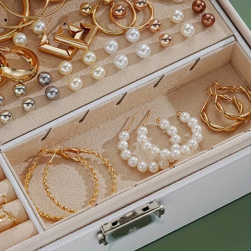 86pcs Fashionable Elegant Necklace, Earrings, Rings, and Studs Jewelry Set for Women & s - Versatile Casual Attire or Holiday Gift, No Box Included