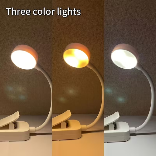 Adjustable Reading Light with 3 Color Modes - Compact Design for Nighttime Reading, Soft LED Light, Eye Protection, Suitable for Home Or Office Use, Portable Reading Lamp, Adjustable Brightness Light, Simple Button Control, Desk Lamp, Book Accessorie, Book Lamp, Bedside Lamp, Bedroom Lamp, Table Lamp for Study, Desk Accessory