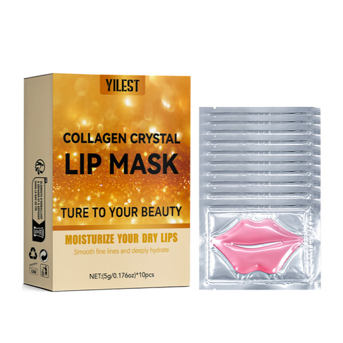 30pcs Collagen Crystal Lip Mask Moisturizes Dry Lips, Smooths Fine Lines, Deeply Hydrates, Makes Lip Skin Firmer And Younger, And Gives You a Pink And Fresh Mouth