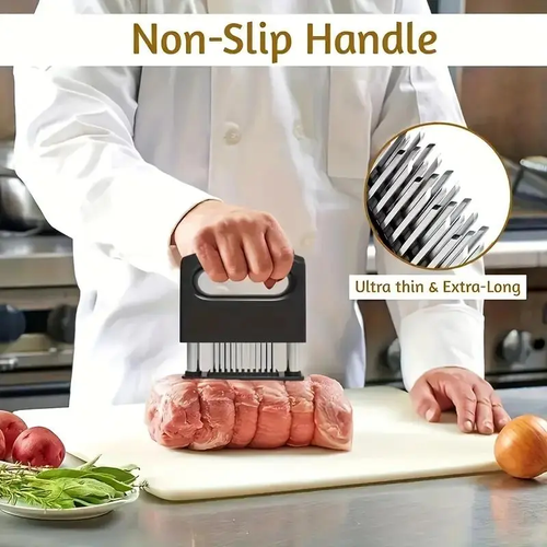 48‑Blade Stainless Steel Meat Tenderizer, Must‑Have Kitchen Gadget