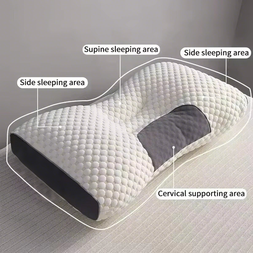 2PCS Knitted Massage Neck Pillow For Sleeping Soft