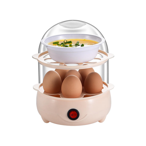 2-Tier Electric Egg Cooker Multi-Function Steamer
