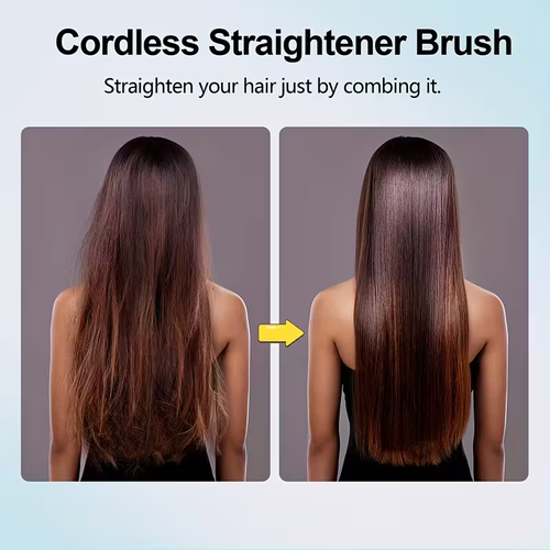 Wireless Hair Straightener Brush