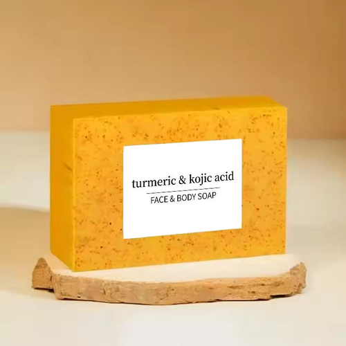 3-pack Turmeric Lemon Kojic Acid Glow Soap Dark Spot Anti-acne Even Skin Tone Smooth Skin Deep Cleansing Handmade Soap