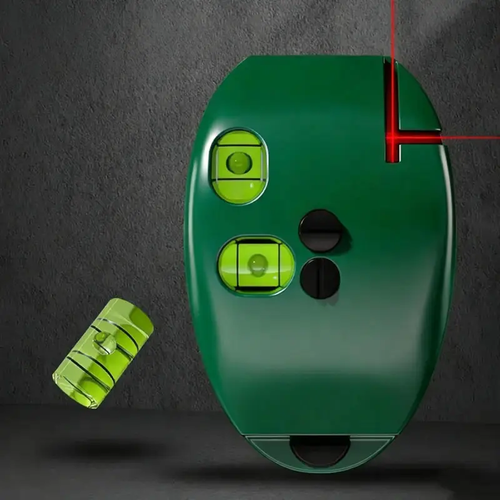 Portable 90 Degree Self‑Leveling Laser Level Horizontal Vertical Cross‑Line Laser Measuring Tool for Construction Home Wall Installation