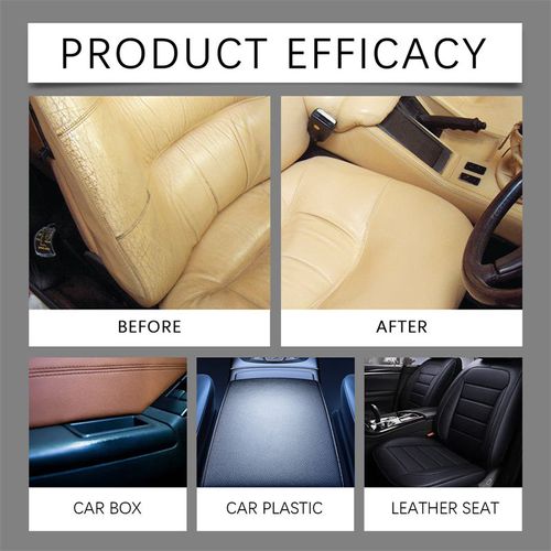 Car interior leather cleaning and maintenance cream