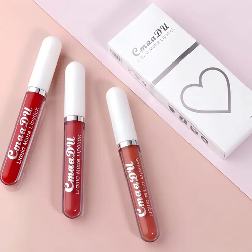 10-Pack Liquid Matte Lipstick Makeup Products, Long-Lasting Waterproof Non-Stick Lip Glaze, Beginner-Friendly Cosmetic for Adults & All Skin Types