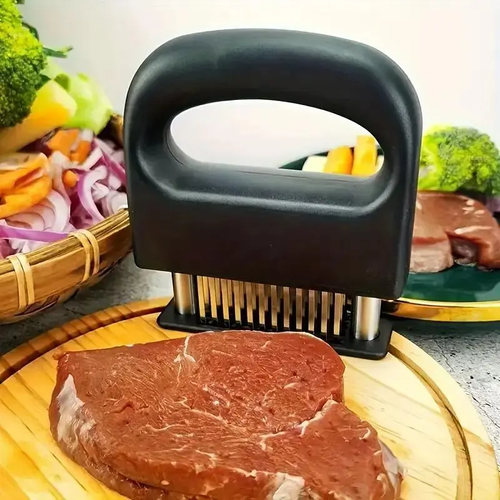 48‑Blade Stainless Steel Meat Tenderizer, Must‑Have Kitchen Gadget