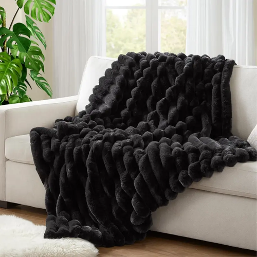5×6.5ft Double Bed Blanket, Soft Large Bed Throw for Home & Bedroom