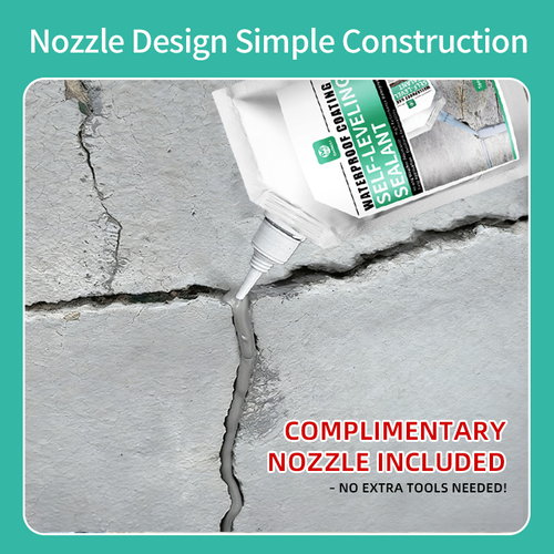Archi Republic Self-Leveling Concrete Crack Filler Sealant, 1KG Quick Dry Waterproof Repair Adhesive For Driveway Patio Sidewalk