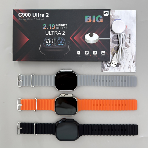 ✨This Week's Special Price🔥orange color C90 Ultra2 smart watch