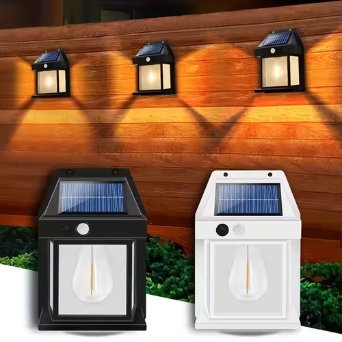 2 Solar Wall Lights, Outdoor Courtyard Lights, Waterproof Outdoor Street Lights, Balcony Lights, Garden Solar Ambient Lights