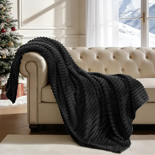 5×6.5ft Double Bed Blanket, Soft Large Bed Throw for Home & Bedroom