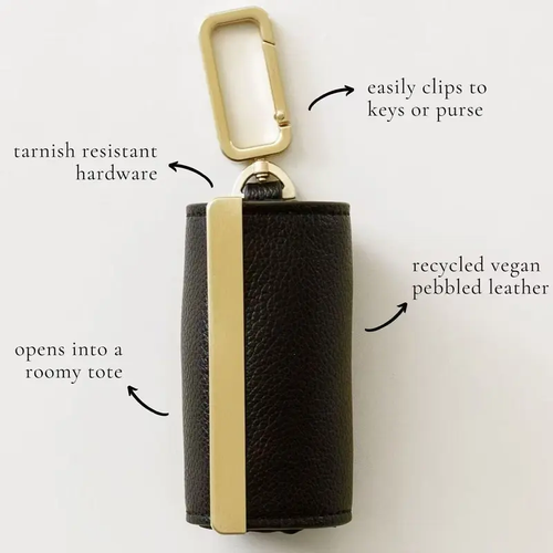 Compact Foldable Keychain Bag, Convenient Clip, Expands to Large Capacity Shopping Bag, Durable Reusable Tote, Shopping Totes, Portable for Supermarket Shopping & Travel, Reusable Grocery Bags