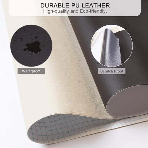 20×54 Inch Black Cuttable Waterproof Leather Sticker, Repair Rips, Scratches Fast
