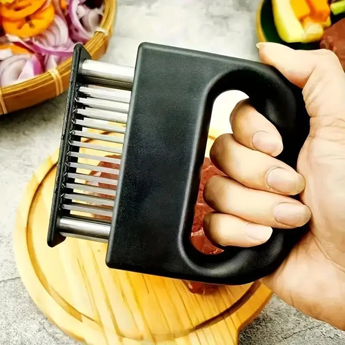 48‑Blade Stainless Steel Meat Tenderizer, Must‑Have Kitchen Gadget