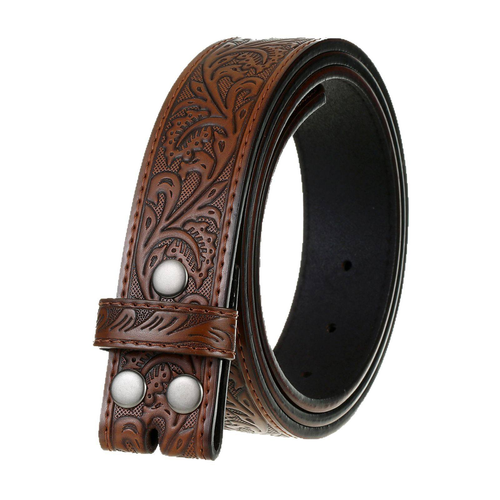 BELTROAD Cowboy Cowgirl Leather Buckle Belt for Men Women Western Leather Belt for Jeans Business Belt Unisex All Year Round Christmas Gifts