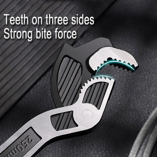 Multifunctional Self Locking Wrench Multi Model Flexible Pipe Wrench Quick Opening For Water Heating Pipes Single 12 Inch Heavy Duty Adjustable Maintenance Hand Tool