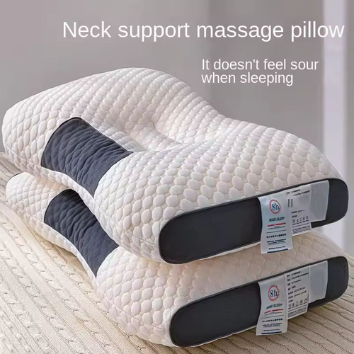 2PCS Knitted Massage Neck Pillow For Sleeping Soft