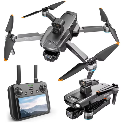 KF104 MAX2 Drones 3-Axis Gimbal Camera Obstacle Avoidance  GPS Quadcopter with Screen Remote Control KF10 MAX drones