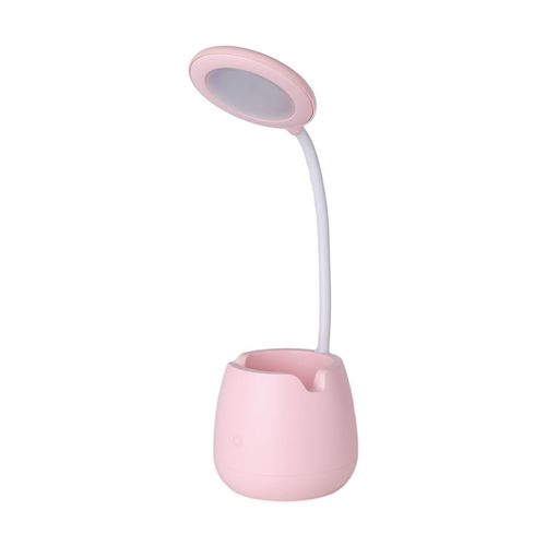 Multi-Functional LED Desk Lamp with Pen Holder Eye Protection Rechargeable Charger for Student Dormitory Garage Use