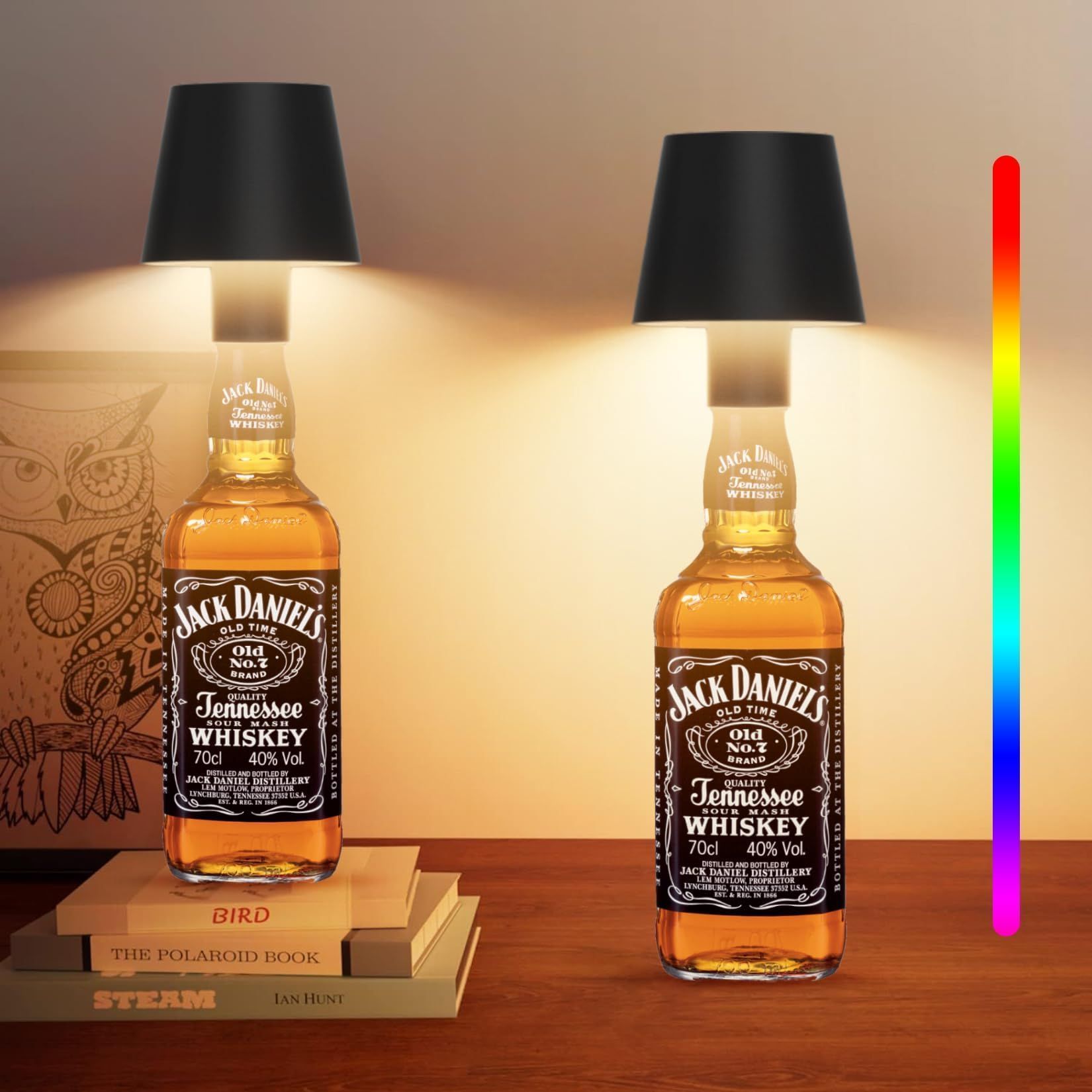 Kabellose Flasche Lampe, Weinglas Nachttischlampe, Lichter für Likörflaschen, Ideal für Partys und Geburtstagsfeiern, um eine Romantische Nacht zu schaffen