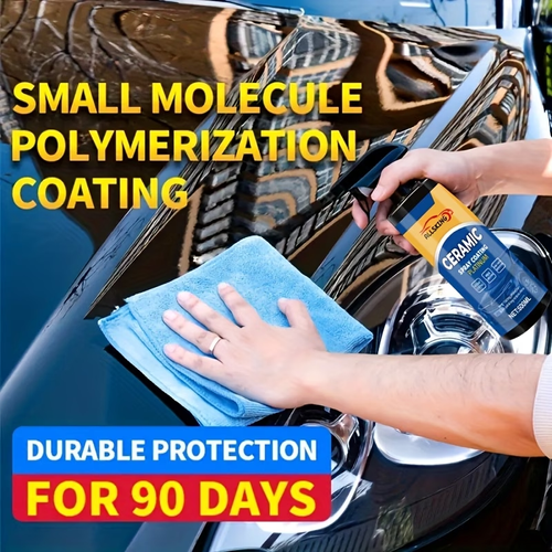 Set of 3 Automotive Motorcycle Nano-Ceramic Coating Sprays - Car Coating Polish, Condensation Water Mist
