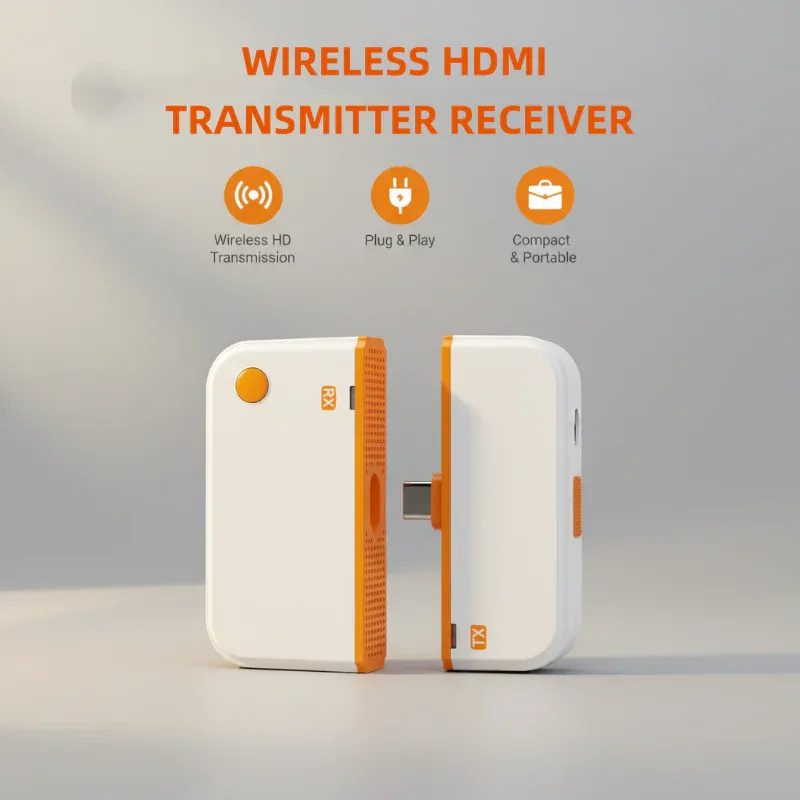 💥Wireless HDMI transmitter and receiver, compatible with mobile phones, tablets, computers and televisions.
