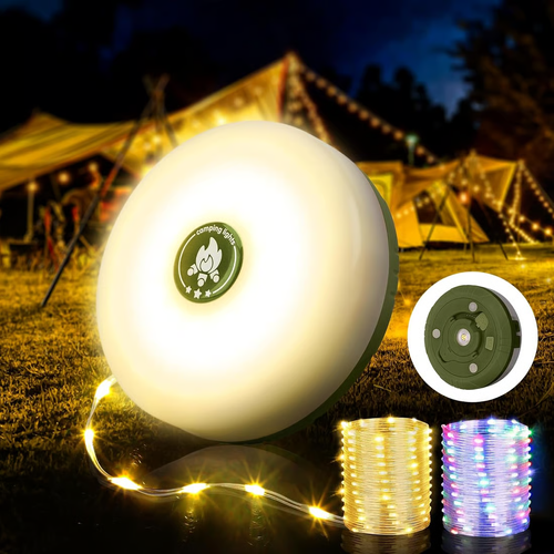 4 in 1 Camping String Lights