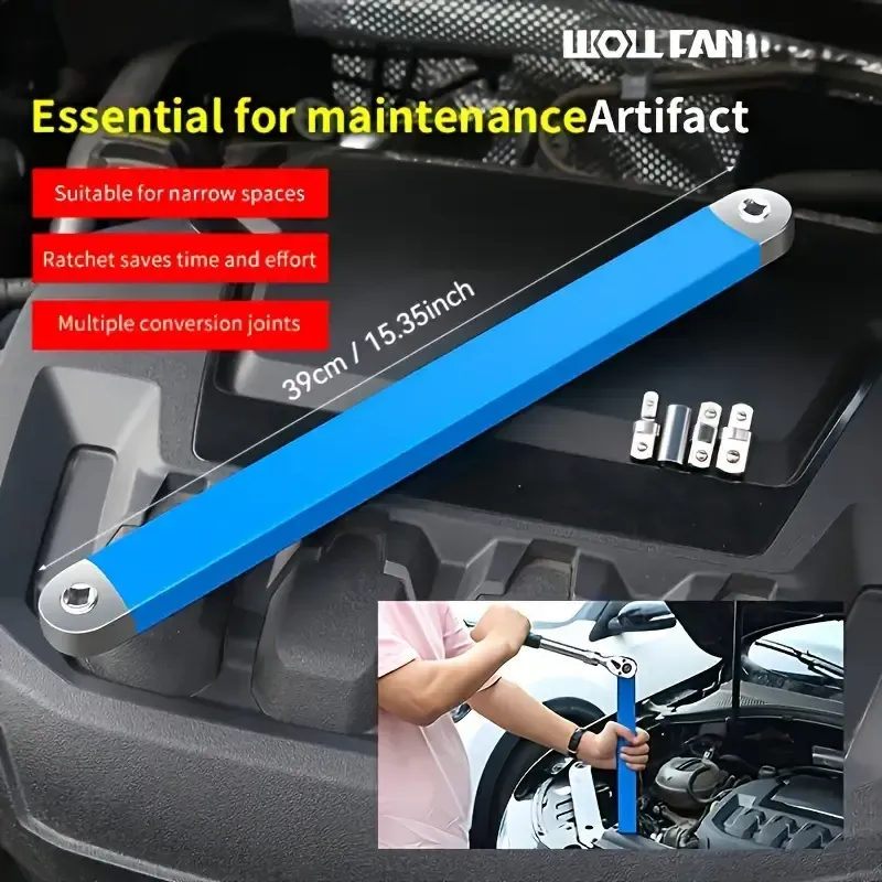 Offset Extension Wrench 39cm Tight Reach Extension Wrench Set