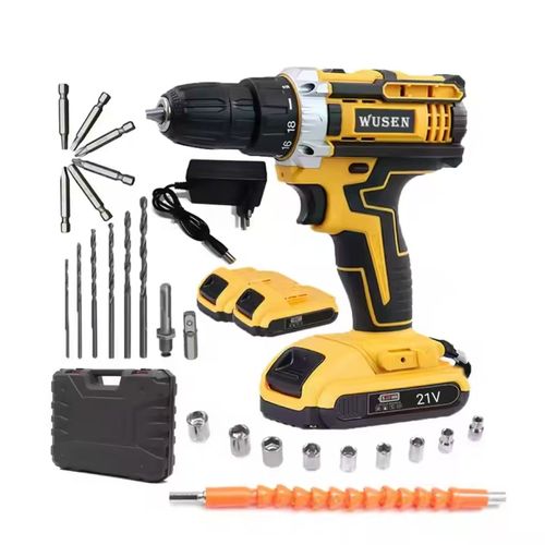 High Quality 29 PCS 21 V lithium battery cordless drill set electric toolbox