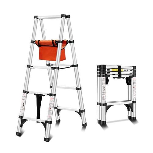 🔥2025 Hot Sale Lightweight Telescopic Double walking Ladder