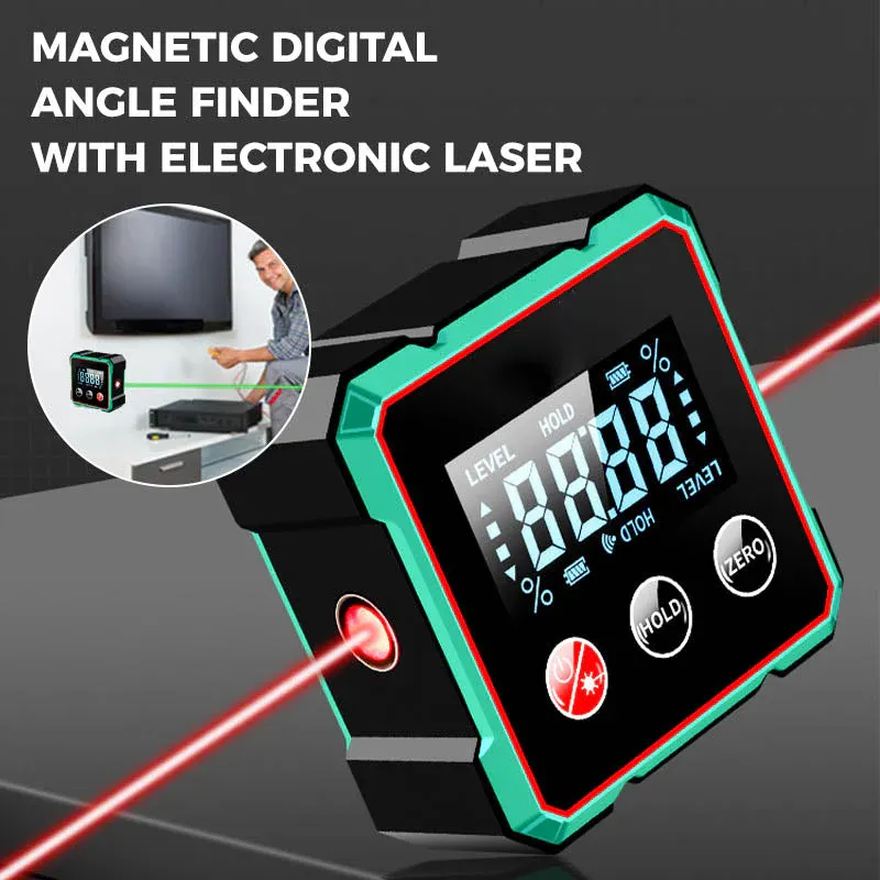 🔥2025 Hot Sale🔥Magnetic Digital Angle Sensor with Electronic Laser