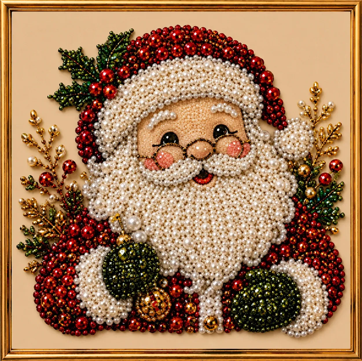 🎄Christmas Pre Sale⚡🎅🧘Relaxing & Beginner-Friendly 🎨💎DIY Christmas Pearl Diamond Art Kit