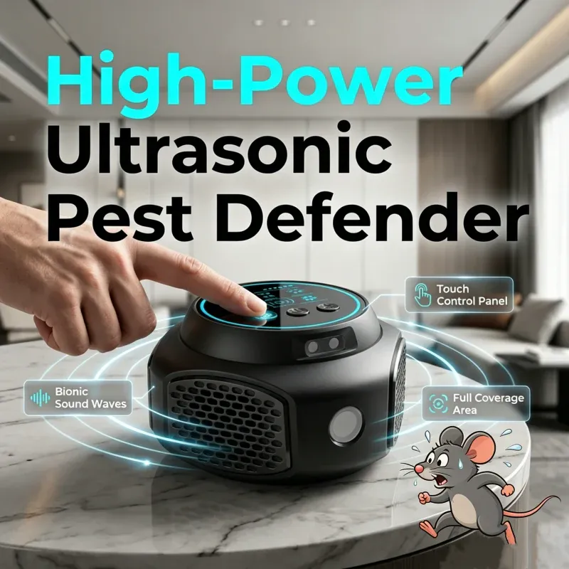 ⚡High-Power Ultrasonic Pest Repeller Rats and cockroaches will leave on their own—no chemicals, no killing! 🚫🐭